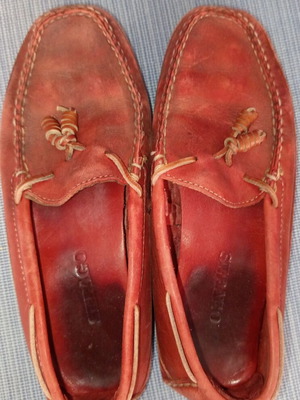 Sebago women's shoes size 38.5 used, red