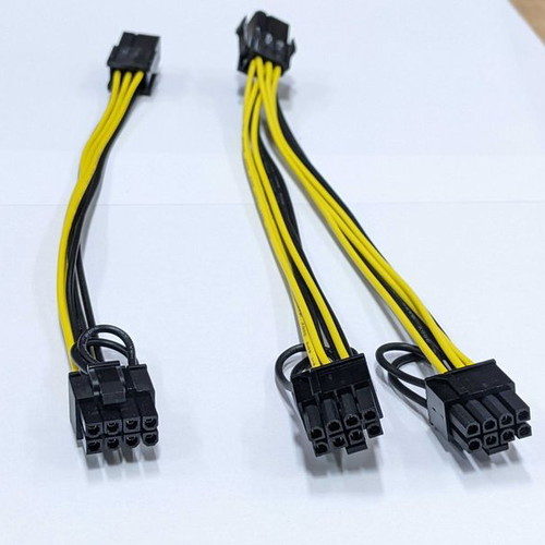 PCI Power Cable 6 or 8 to 8 (6+2) pin new