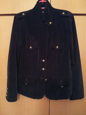 La Redoute Collections black velvet jacket like new