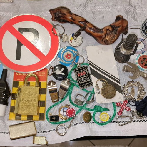 Package of used items all together