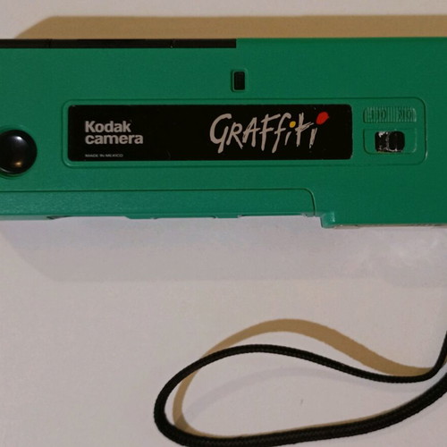 Kodak Camera Graffiti film 110 used, made in Mexico