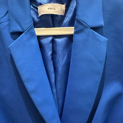 Mango blazer short royal blue new, size large