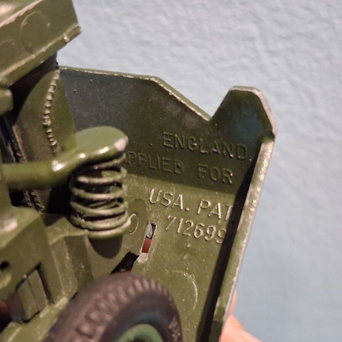 Cannon military toy used from 60-70s decade