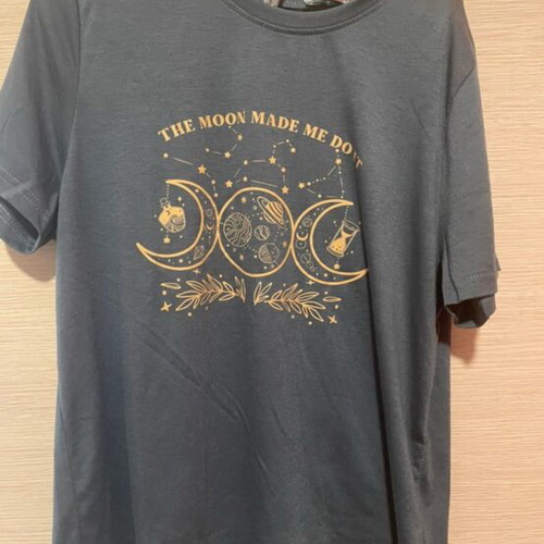 Witchy T-shirt Shein large gray like new