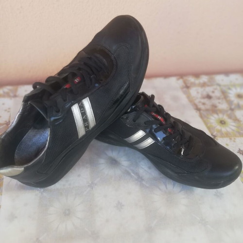 Prada America's Cup men's shoes used, size 43, black