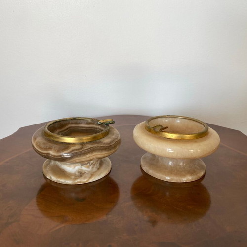 Onyx decorative items used, set of 2 pieces