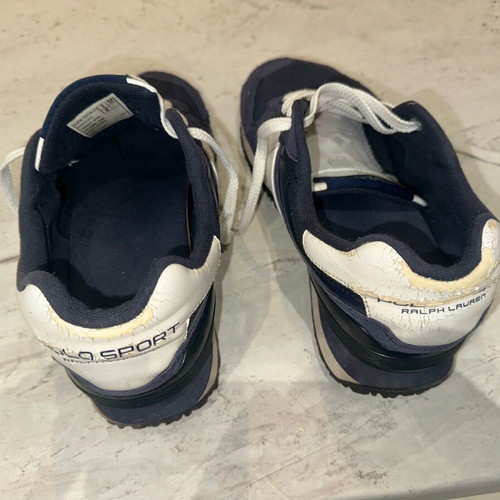 Polo Ralph Lauren Slaton Pony sneakers size 43, like new, beige and blue