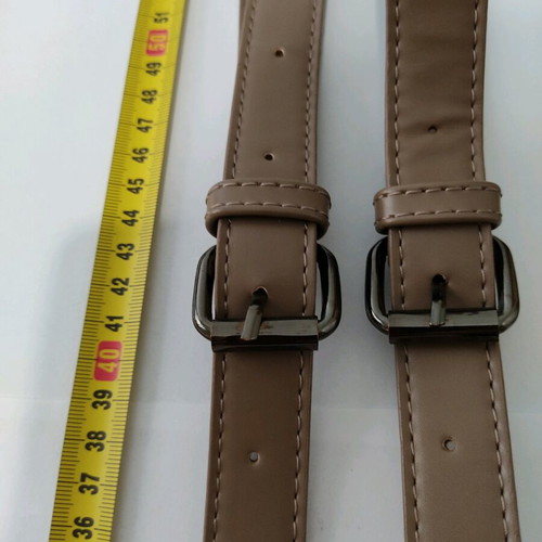 Leather adjustable straps for women's bag like new, set of 2
