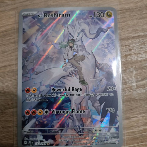 N's Reshiram card new (JTG 167)