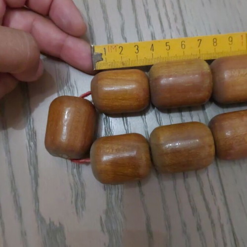Worry beads wooden used decorative