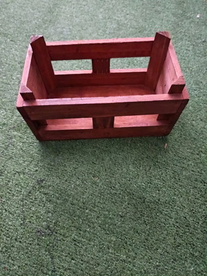 Wooden crate like new suitable for oil vinegar salt pepper
