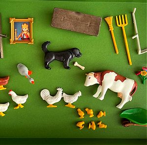 Playmobil ζώα φάρμας & διαφορα μικροαντικείμενα