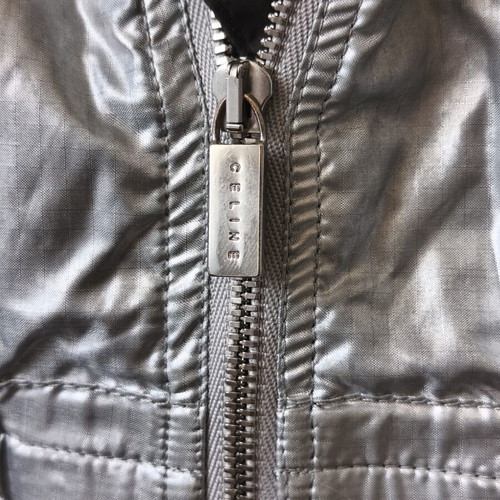 Celine Metallic Silver Insulated Jacket premium edition like new