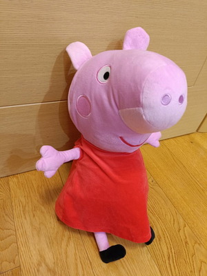 Λούτρινο γουρουνάκι Peppa pig 33cm σαν καινούργιο