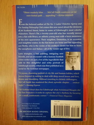 44 Scotland Street used detective novel in English