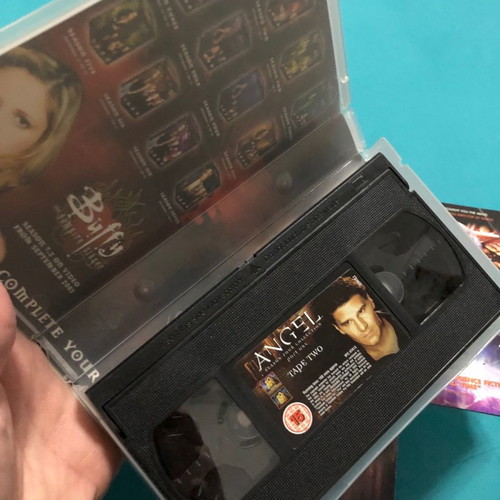 Angel Season 4 VHS tapes 1-3 used from Buffy the Vampire Slayer
