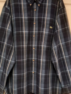 Lacoste shirt XXL blue like new