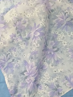 Vintage scarf new, nylon 77×90 cm