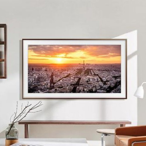SAMSUNG The Frame (2023) QE50LS03B 50'' QLED 4K Smart TV Τηλεόραση με σφάλμα γραμμής