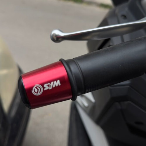 SYM red handlebar weights new