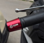 SYM red handlebar weights new