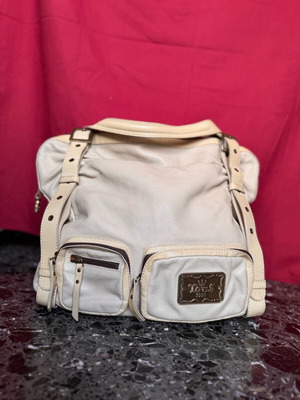 Tous leather shoulder bag beige like new