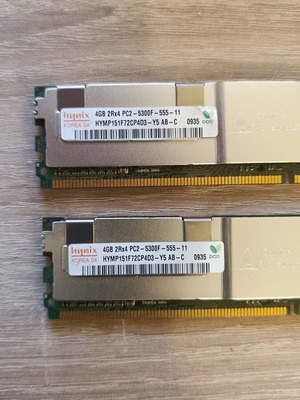 Hynix RAM 4GB 2Rx4 PC2-5300F-555-11 used, DDR2 FB-DIMM ECC