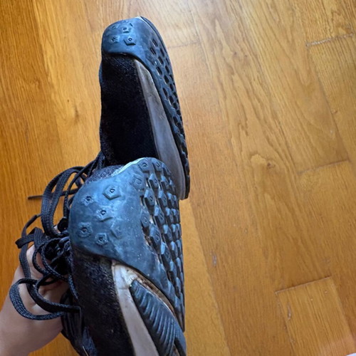 Nike athletic shoes size 38.5 used, black