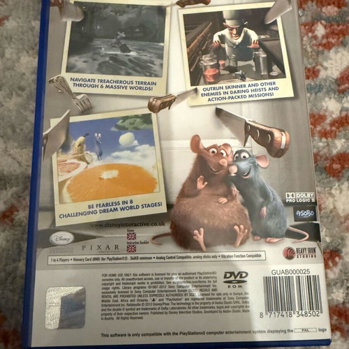 Ratatouille PlayStation 2 used, complete in very good condition