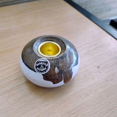 Ceramic candlestick for 2 cm candle