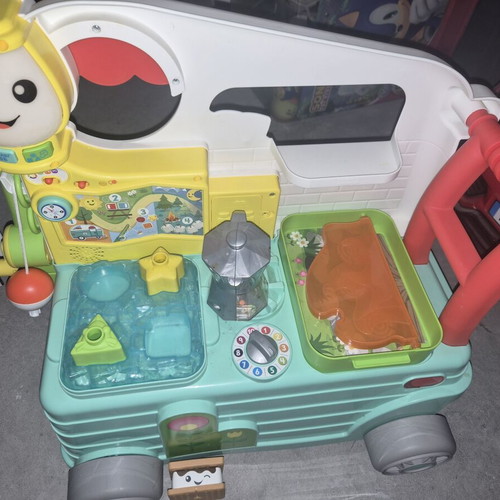 Fisher-Price Laugh & Learn Educational Playhouse 3 in 1 used, missing 2 shapes
