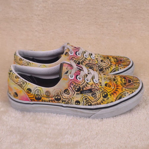 Vans women's sneakers with bandana and skull print size 37 used