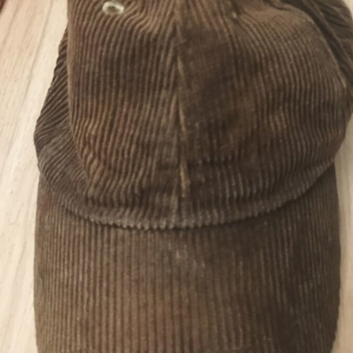 Corduroy brown hat like new, size 58