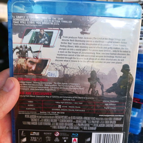 Blue Ray District 9 like new