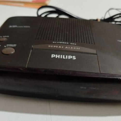 Philips electric clock radio used alarm