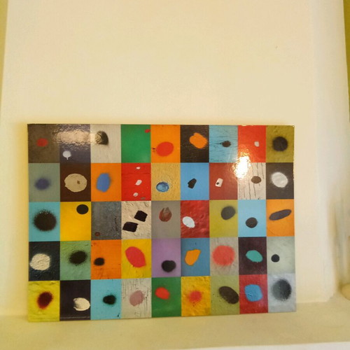 IKEA Solmyra 50x70 posterboard print like new, pop art decoration