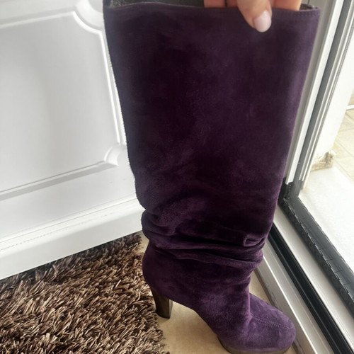Miss Sixty purple boots size 38 like new