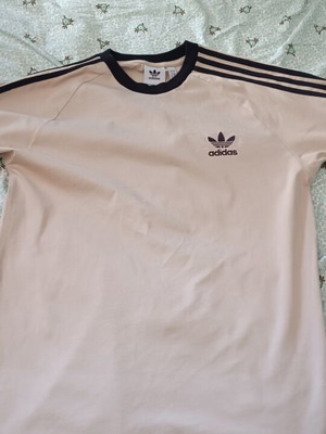 Adidas Originals αντρική κοντομάνικη μπλούζα μπεζ, σαν καινούργιο, μέγεθος L