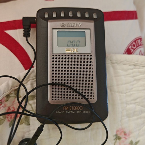 Sony SRF-SX906 ραδιόφωνο μεταχειρισμένο με ακουστικά