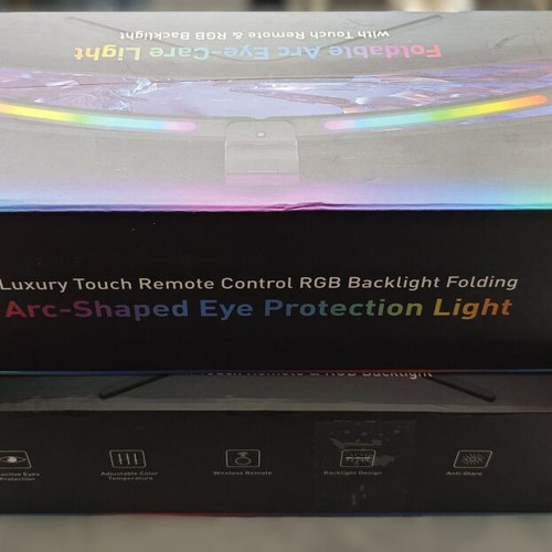 Quntis 66cm LED Monitor Lamp with RGB Lighting and Remote, Pack of 2