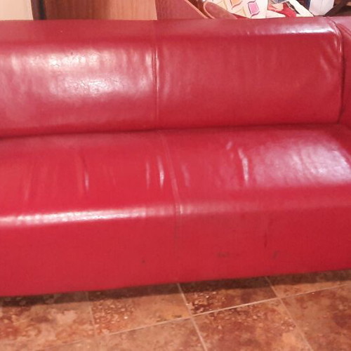 IKEA leather sofa like new