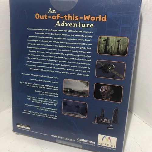 Amerzone The Explorer's Legacy PC game new, adventure