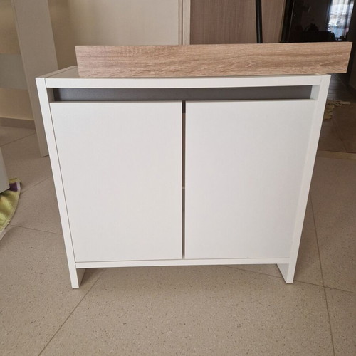 Bathroom furniture set like new, sink cabinet and washing machine cabinet