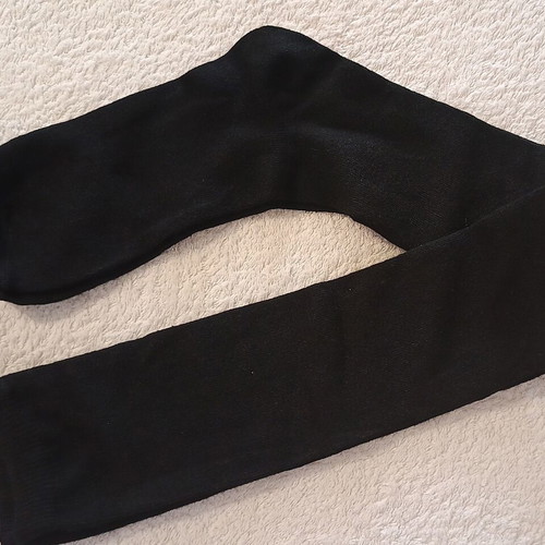 Women's black over-the-knee socks, one size, new