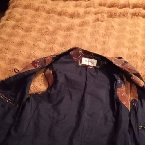 Leather vest vintage, handmade, like new, size XL
