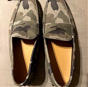 Tods camo driving shoes