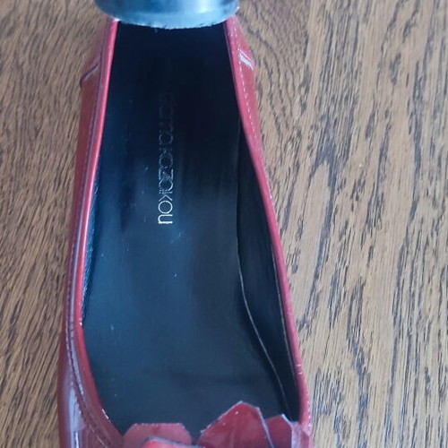 Gianna Kazakou ballerinas like new, burgundy leather with front details