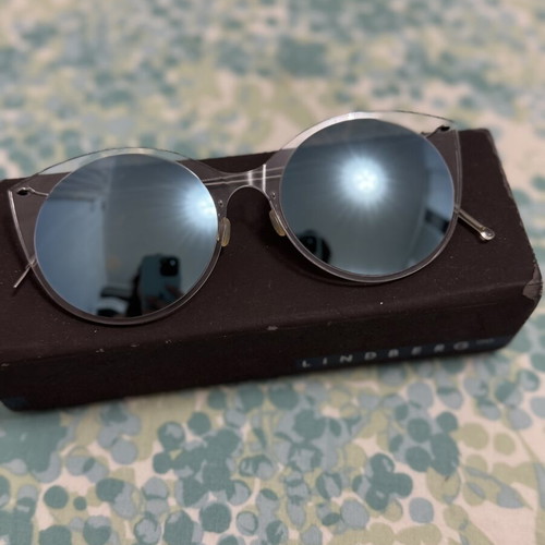 Lindberg sunglasses used, blue, ultra-light
