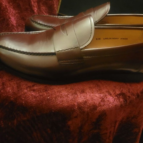 Sebago Penny Leather Shoes Size 43.5 New Brown