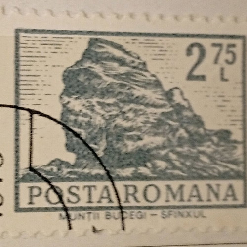 Romania stamps used, pack of 12